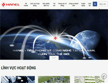 Tablet Screenshot of hanel.com.vn